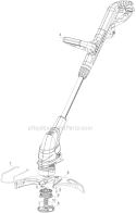 Part Location Diagram of 90567079 DeWALT SA LEVER, SINGLE LINE, 14